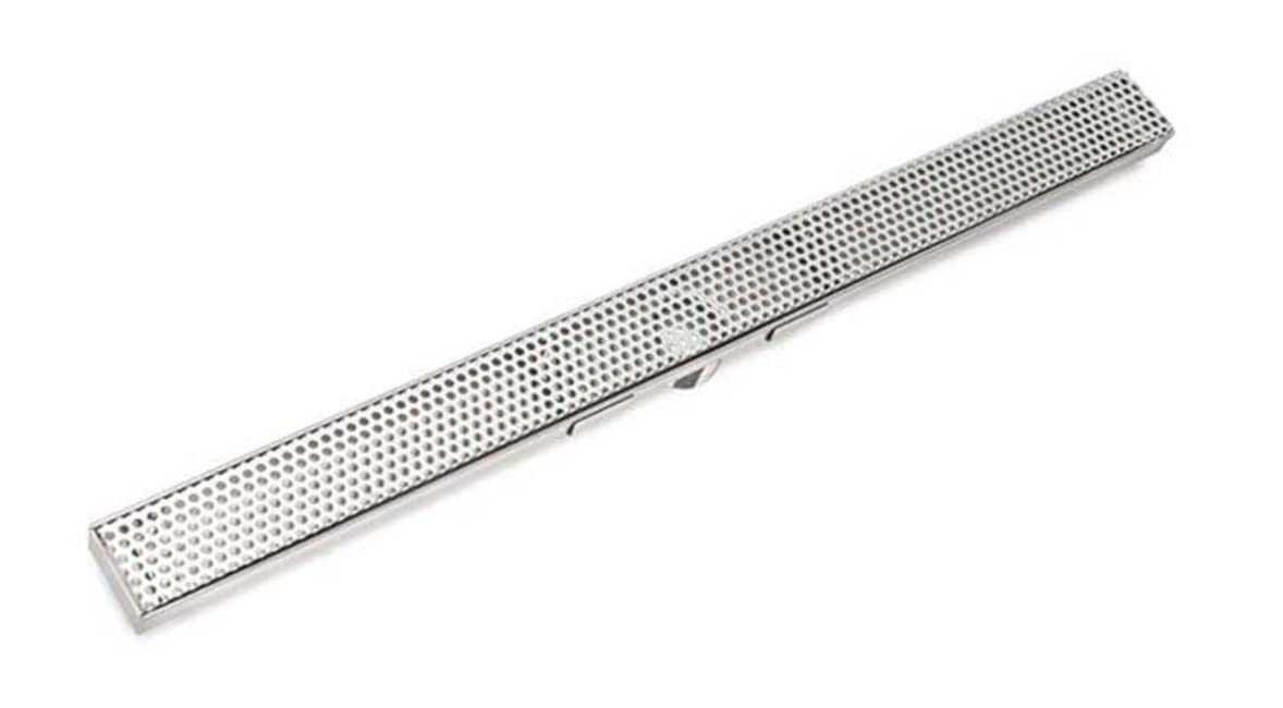 Infinity Drain SDGAS 6536 PS - Premium Stainless Steel Shower Drain with Grate - Bathroom Drainage Solution for Showers, Wet Rooms & Walk-In Showers