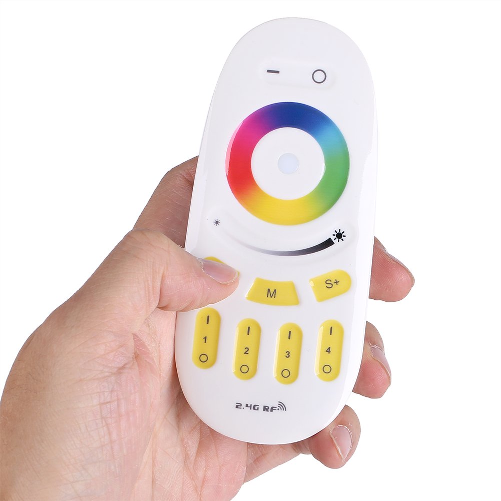 4-Zone RGBW LED Controller for Strips & Bulbs - Wireless Remote