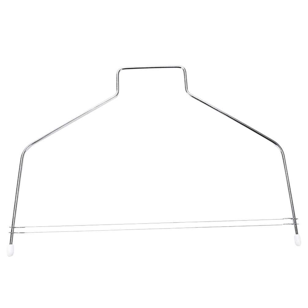 Hemoton 3-Piece Stainless Steel Cake Leveler Slicer Set - Professional Wire Cake Cutter for Perfect Cake, Pie, Pastry & Bread Slices - Ideal for Baking, Cake Decorating & Home Kitchen Use