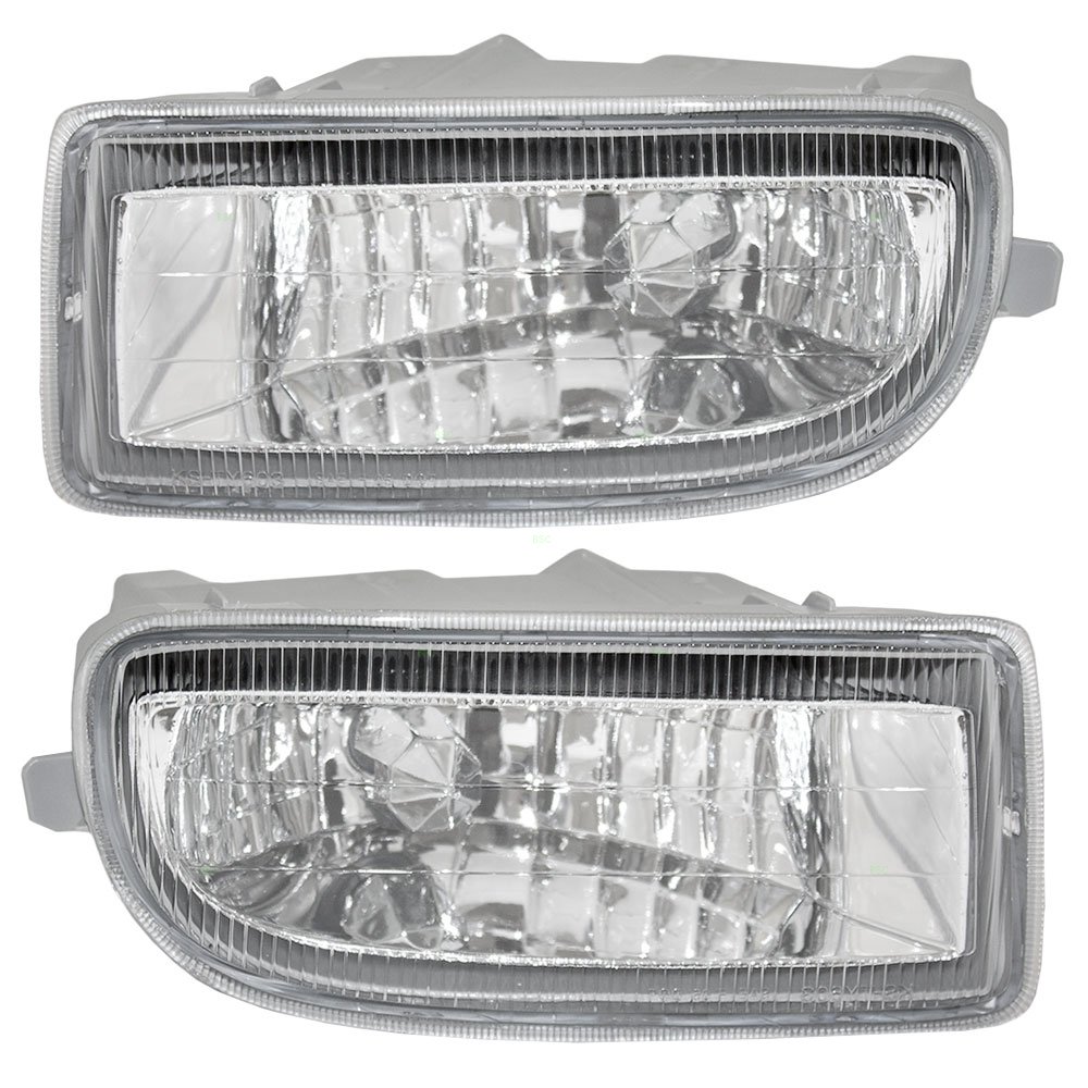 Brock Replacement Fog Lights for 1998-2007 Toyota Land Cruiser - Driver & Passenger Side Lamps (81220-60042, 81210-60122) | Durable Aftermarket Upgrade for Off-Roading & Night Driving