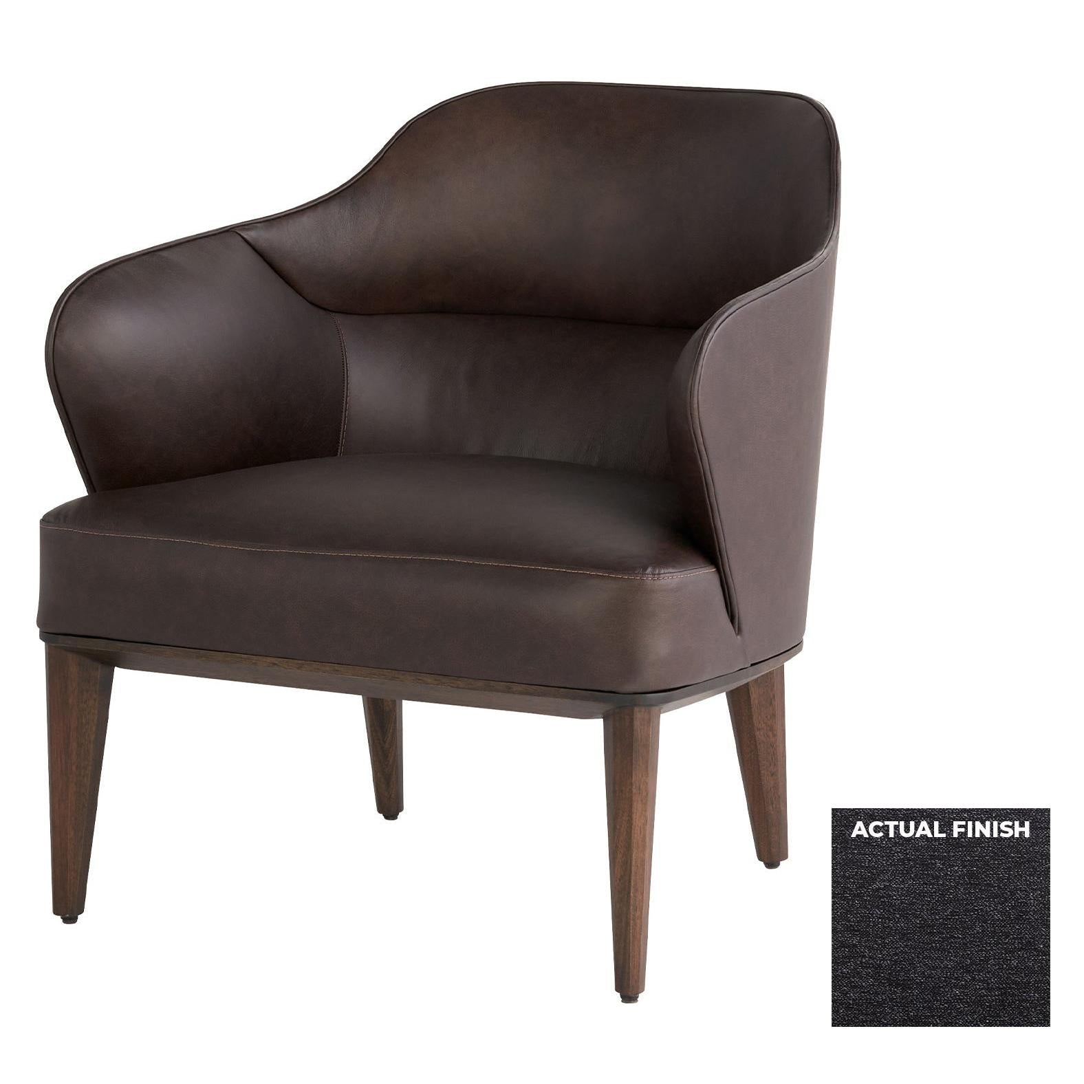 Cyan Design 11782 Agata Chair - Navy Heavy Tweed Upholstered Dining Chair | Elegant & Durable for Home, Restaurant, and Office Use
