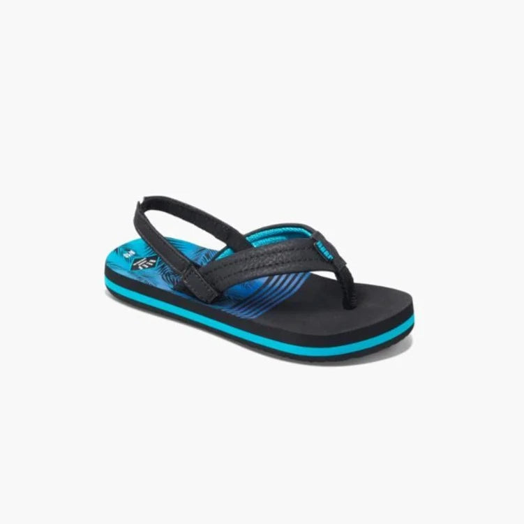 **Reef Aquifer Palm Little Ahi Toddler Sandals - Comfortable Beach & Water Shoes for Kids - Perfect for Pool, Beach, and Outdoor Play**