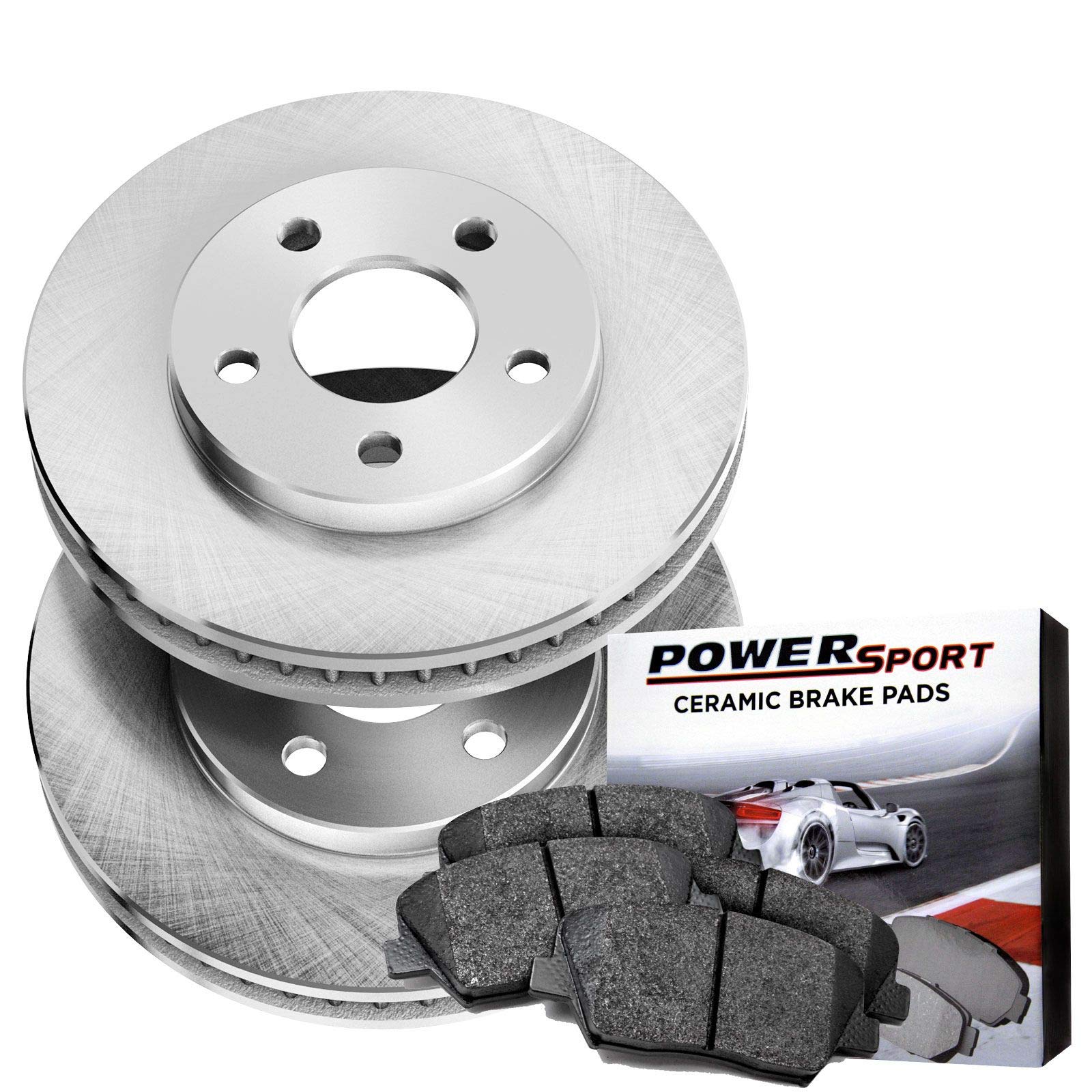 High-Performance Power Sport Replacement Brake Rotors & Ceramic Brake Pads Kit - 82034 | Front/Rear Brake System Upgrade for Motorcycles, ATVs & UTVs | Durable & Quiet Braking for Off-Road & Street Riding
