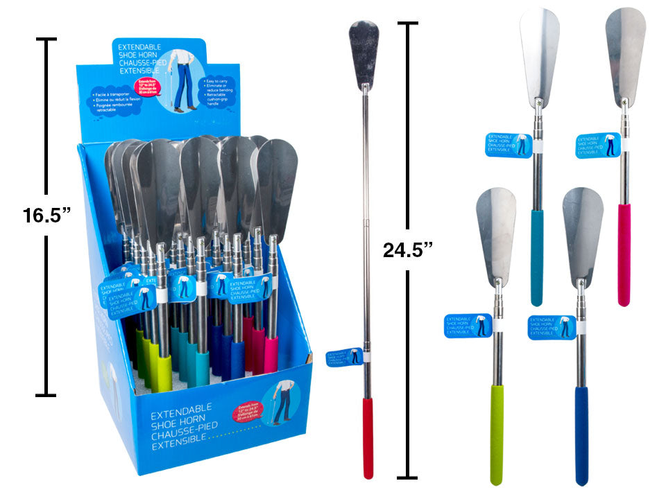 CTG Extendable Long Shoe Horn - Adjustable 32