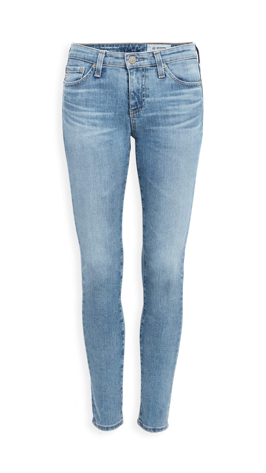 AG Adriano Goldschmied Women's High Waist Stretch Skinny Ankle Jeans - Comfortable Slim Fit Denim Pants for Casual Wear, Work & Night Out