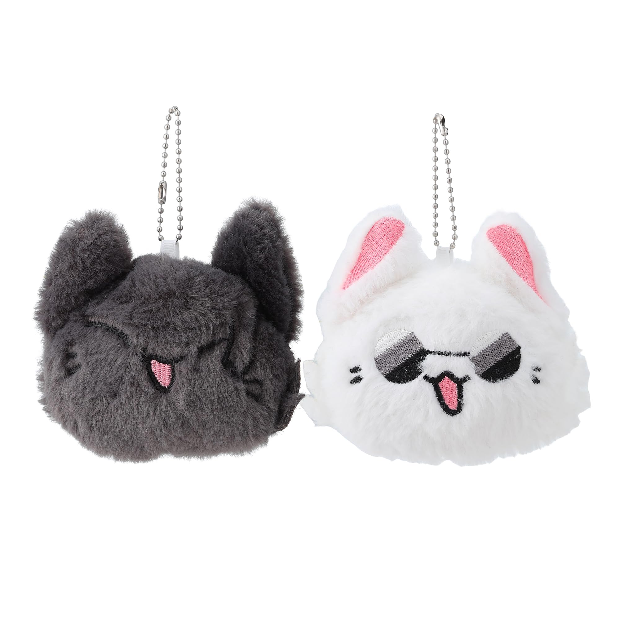 JJK Inspired Geto Keychain Plush - Anime Keyrings for Best Friend, Perfect for Backpacks, Gifts, and Cosplay Accessories