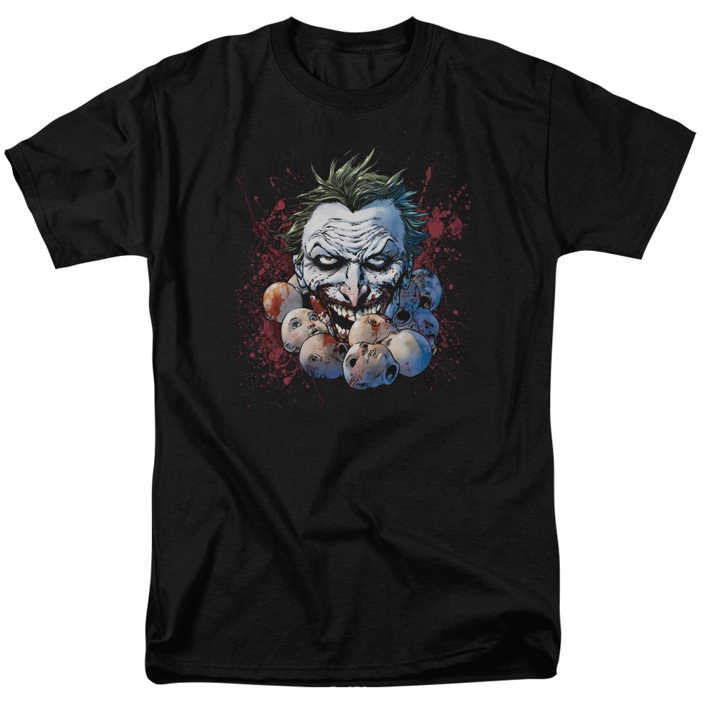 Batman vs Joker Graphic Print T-Shirt for Men - Size 5XL - Superhero & Villain Comic Book Inspired Casual Wear for Cosplay, Halloween, and Comic Con Events