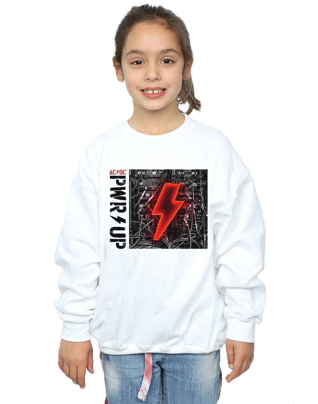 AC/DC Girls PWR UP Album Sweatshirt | Vintage Band Merch | Unisex Rock Music Hoodie - Perfect for Concerts, Gifts & Casual Wear