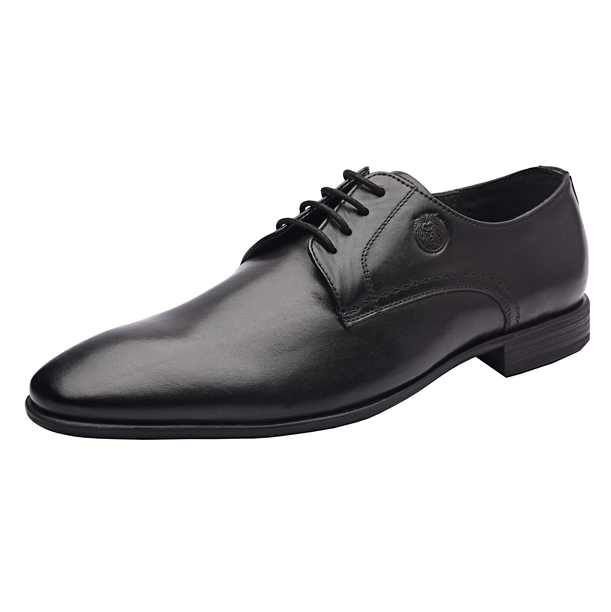 ALLONSI Genuine Leather Men's Wingtip Oxford Dress Shoes - Handcrafted Detailing, Lightweight Sole for Work & Formal Occasions | Premium Quality Leather Shoes for Business, Weddings & Office Wear