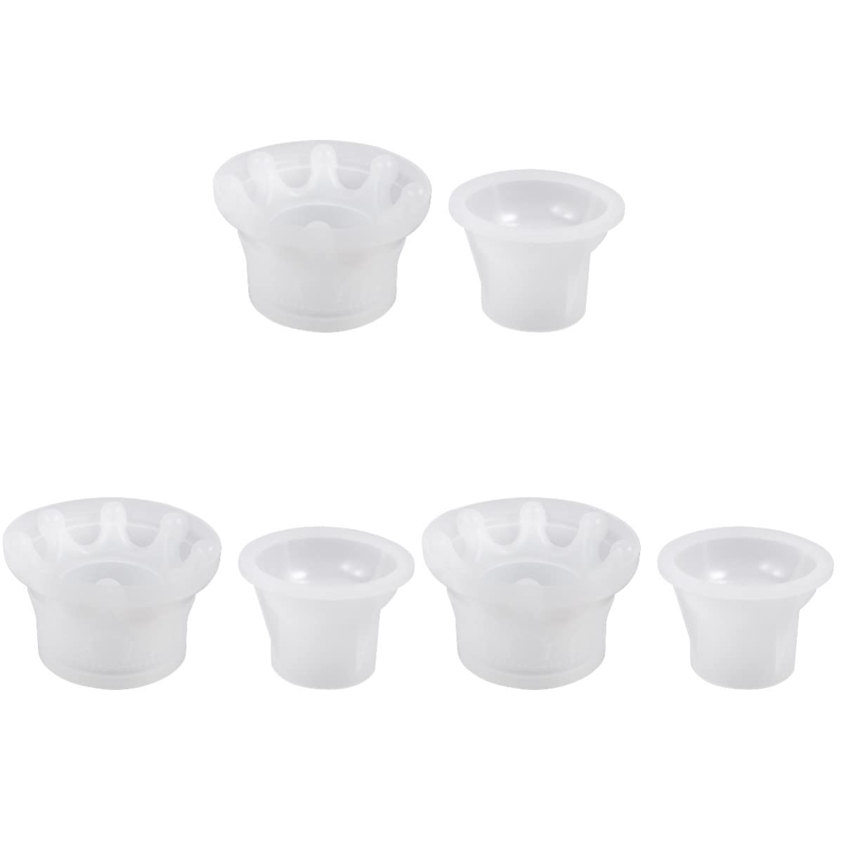 EXCEART 3-Piece Round Silicone Jewelry Molds for Resin Crafting - DIY Epoxy Ring Box, Storage Jar & Resin Jewelry Making Molds - Perfect for DIY Gifts, Home Decor & Craft Projects
