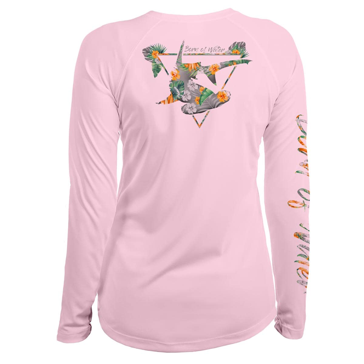 Men's UV Protection Tropical Hammerhead Shark Long Sleeve Shirt - Perfect for Beach, Fishing & Outdoor Adventures