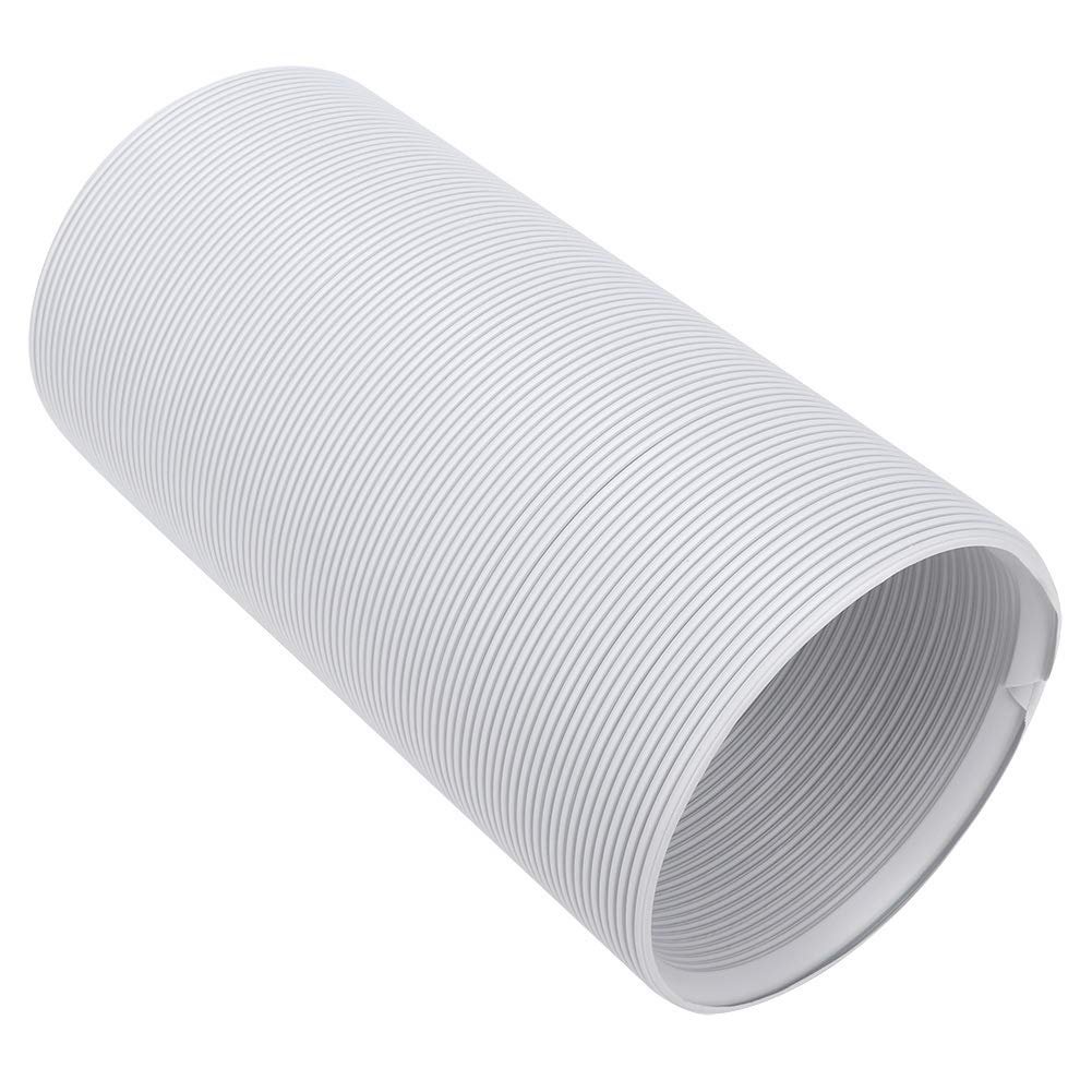 Universal Plastic Counter Clockwise Air Conditioning Exhaust Vent Hose - Stretchable AC Ventilation Pipe for Gas Stoves & Heaters | Perfect for Home, Garage & RV Use
