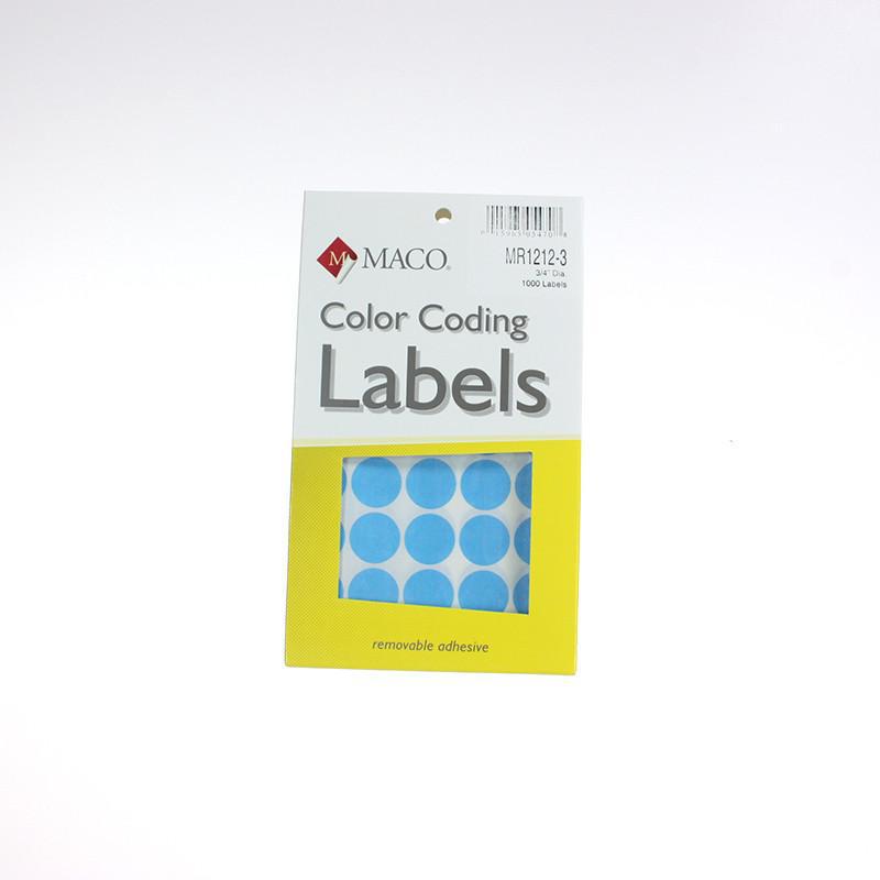 3/4 Inch Round Box Labels - 11 Vibrant Colors for Shipping, Organizing & Crafting - Perfect for Packages, Storage & DIY Projects