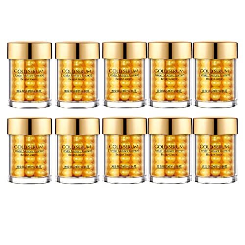 YouthRenew Ceramide Collagen Firming Face Serum - Anti-Aging Capsule Serum for Wrinkle Reduction, Skin Repair & Deep Hydration (10 PCS) | Perfect for Night Routine & Travel Skincare