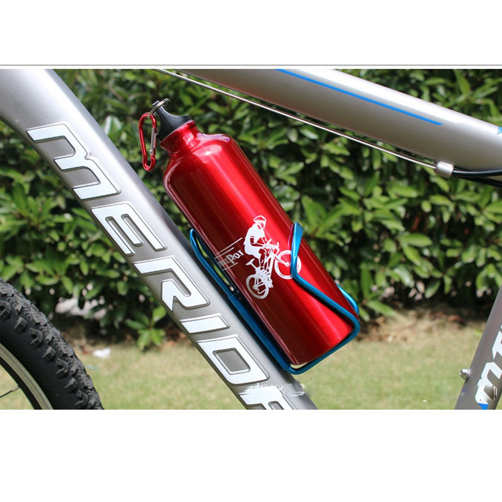 Alloy Aluminum Bicycle Water Bottle Cage Holder - Durable Bike Rack for Cycling, Mountain Bikes & Road Bikes | Perfect for Outdoor Sports, Commuting & Fitness Training