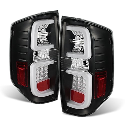 AKKON Black Bezel LED Tail Lights Brake Lamps for 2014-2020 Toyota Tundra - Direct Replacement Pair | Enhance Visibility & Style for Night Driving & Off-Road Adventures