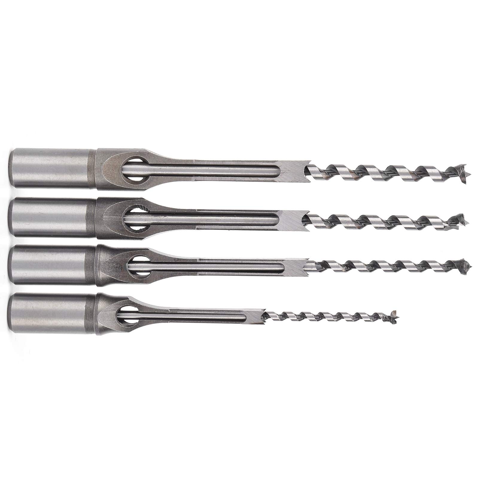 6-10mm Square Hole Drill Bit Set for Woodworking - Compatible with Square Tenon Machines - Perfect for Cabinet Making, Furniture Joinery & DIY Wood Projects