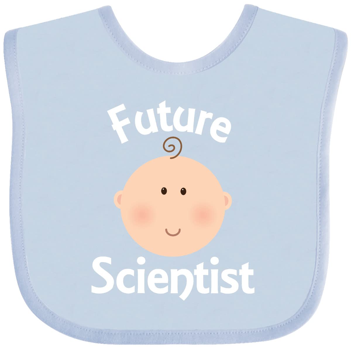 Inktastic Future Scientist Baby Clothes & Bib Set - STEM-Themed Organic Cotton Infant Apparel for Science-Loving Parents | Perfect for Labs, Science Fairs & STEM Events