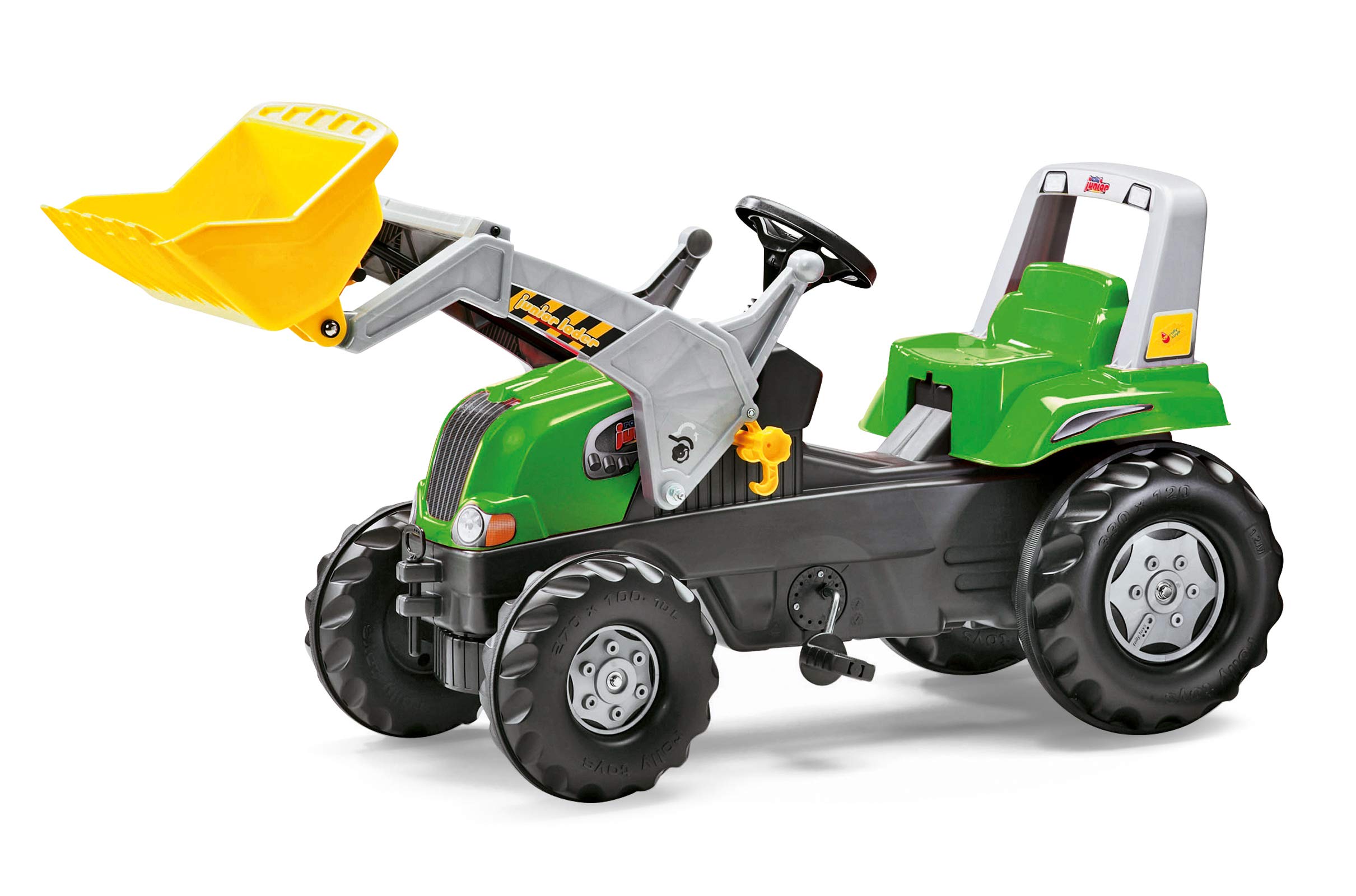 Rolly Toys - Kids Ride-On Toy Tractor with Realistic Sounds & Lights | Durable Outdoor Play Vehicle for Boys & Girls | Perfect for Backyard, Farm, or Playroom Fun