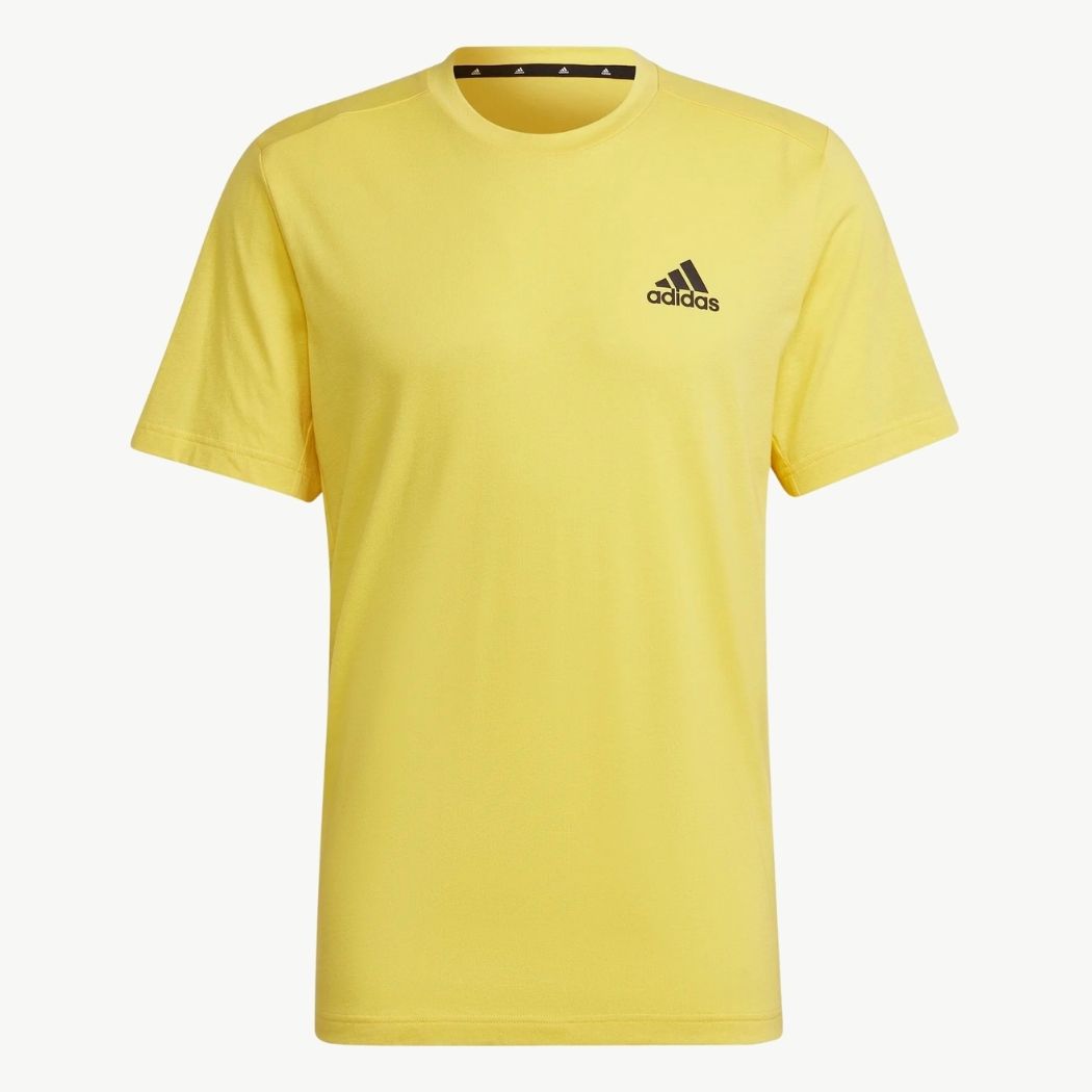 adidas Aeroready Designed 2 Move Feelready Men's Performance T-Shirt - Moisture Wicking Workout Tee for Running, Gym & Active Lifestyle