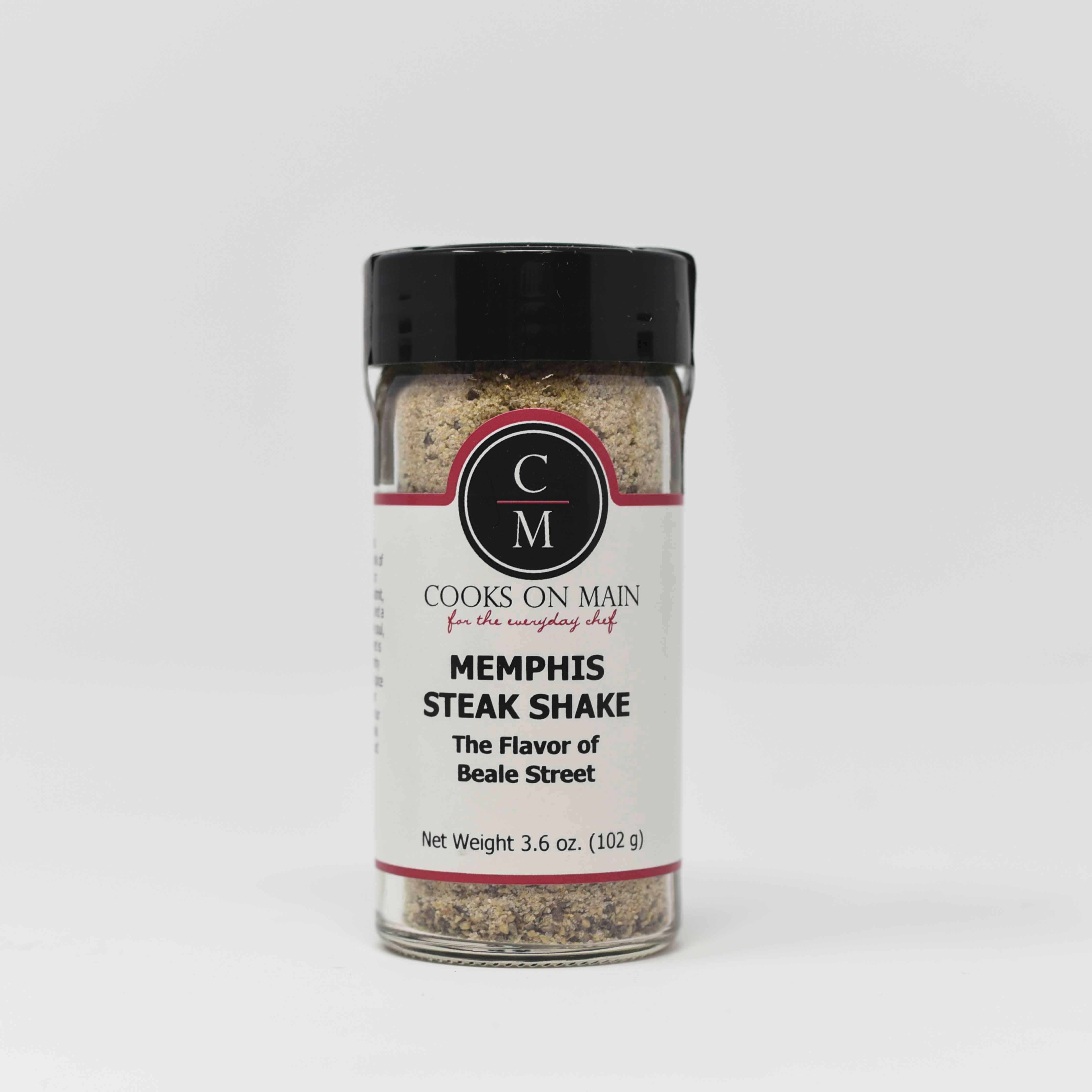Authentic Memphis Steak Shake Seasoning - Premium BBQ Rub for Grilled Steaks, Ribs & Burgers | Perfect for Backyard Cookouts, Tailgating & Family BBQs