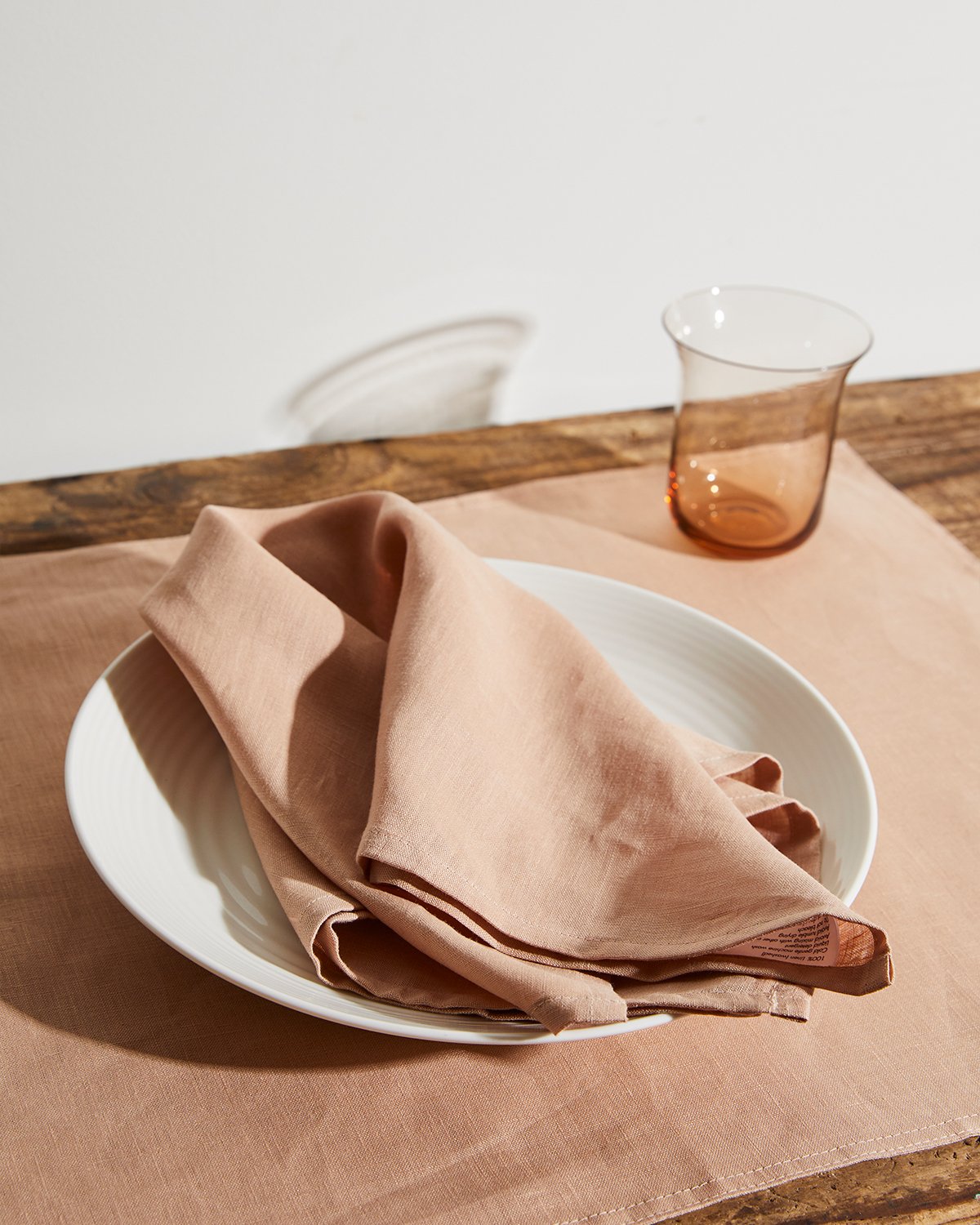 Premium 100% French Flax Linen Napkins Set of 4 - Eco-Friendly Terracotta Table Linens for Dinner Parties, Weddings & Upscale Dining