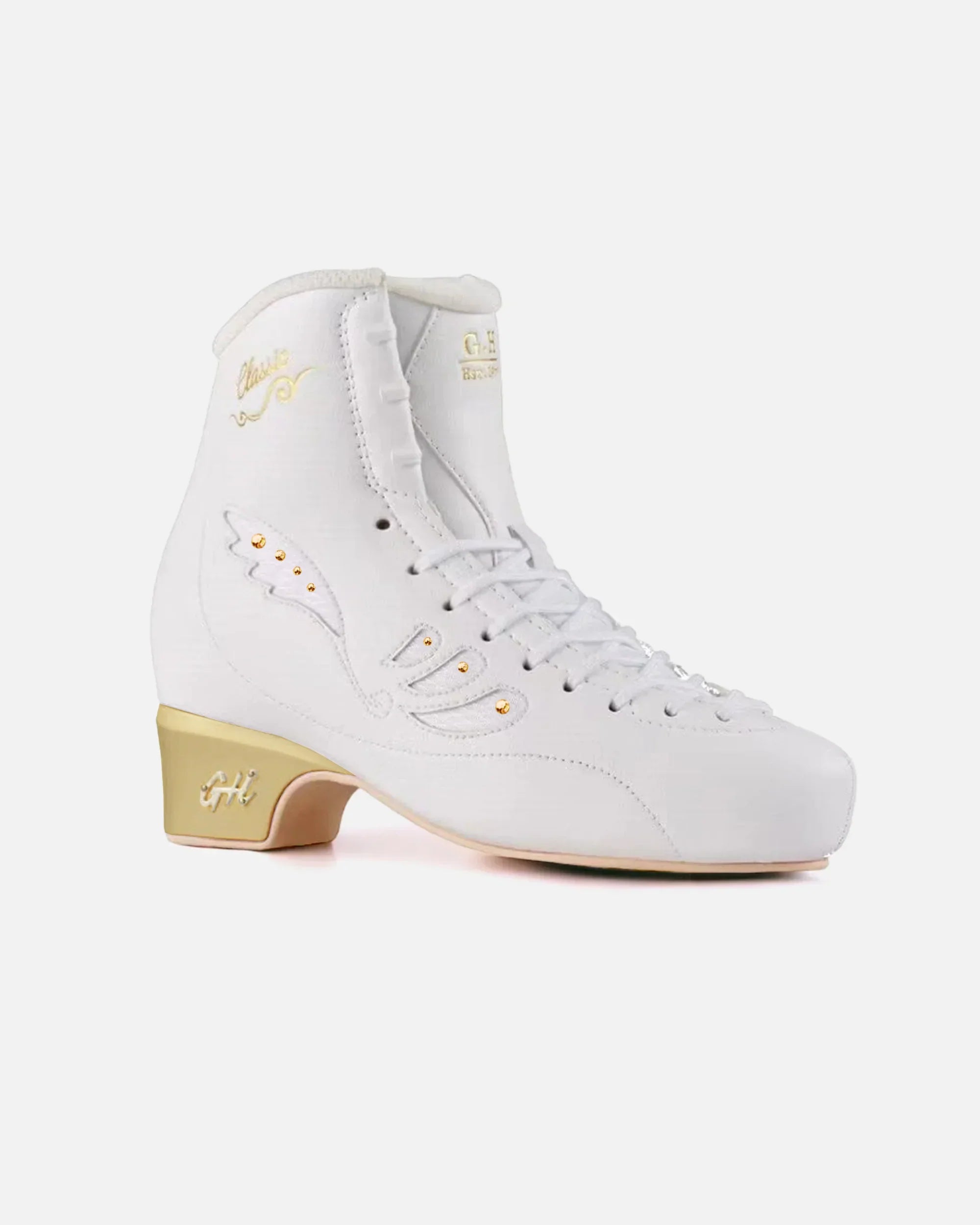 GH Classic Quad Roller Skates for Women & Men - Premium Boot Only for Indoor & Outdoor Skating, Rink, Fitness & Retro Style