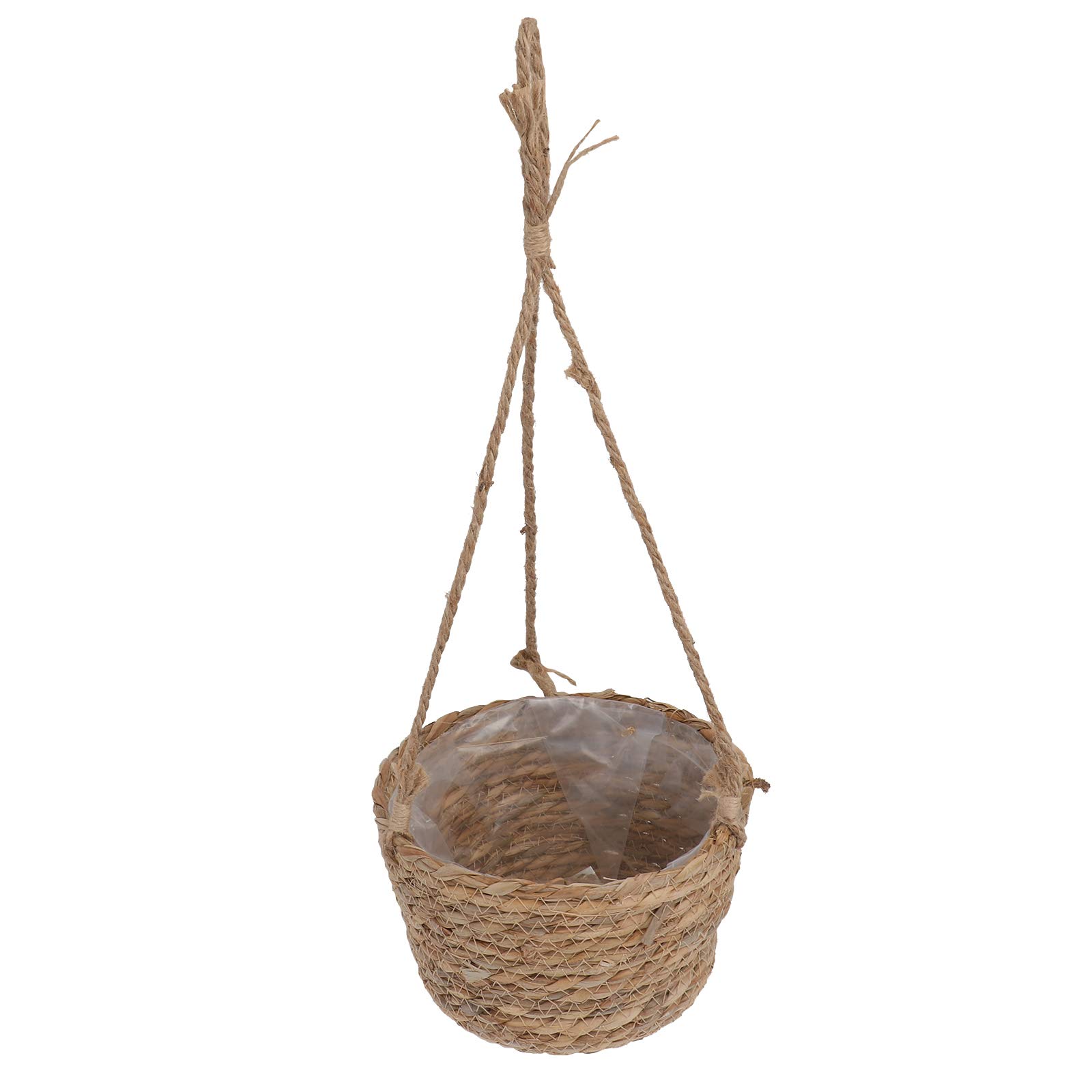 Handmade Nordic Straw Basket - Knitted Plant Basket for Home Decor, Party & Celebration | Perfect for Boho Style Living Room, Wedding Centerpiece, or Gift Basket