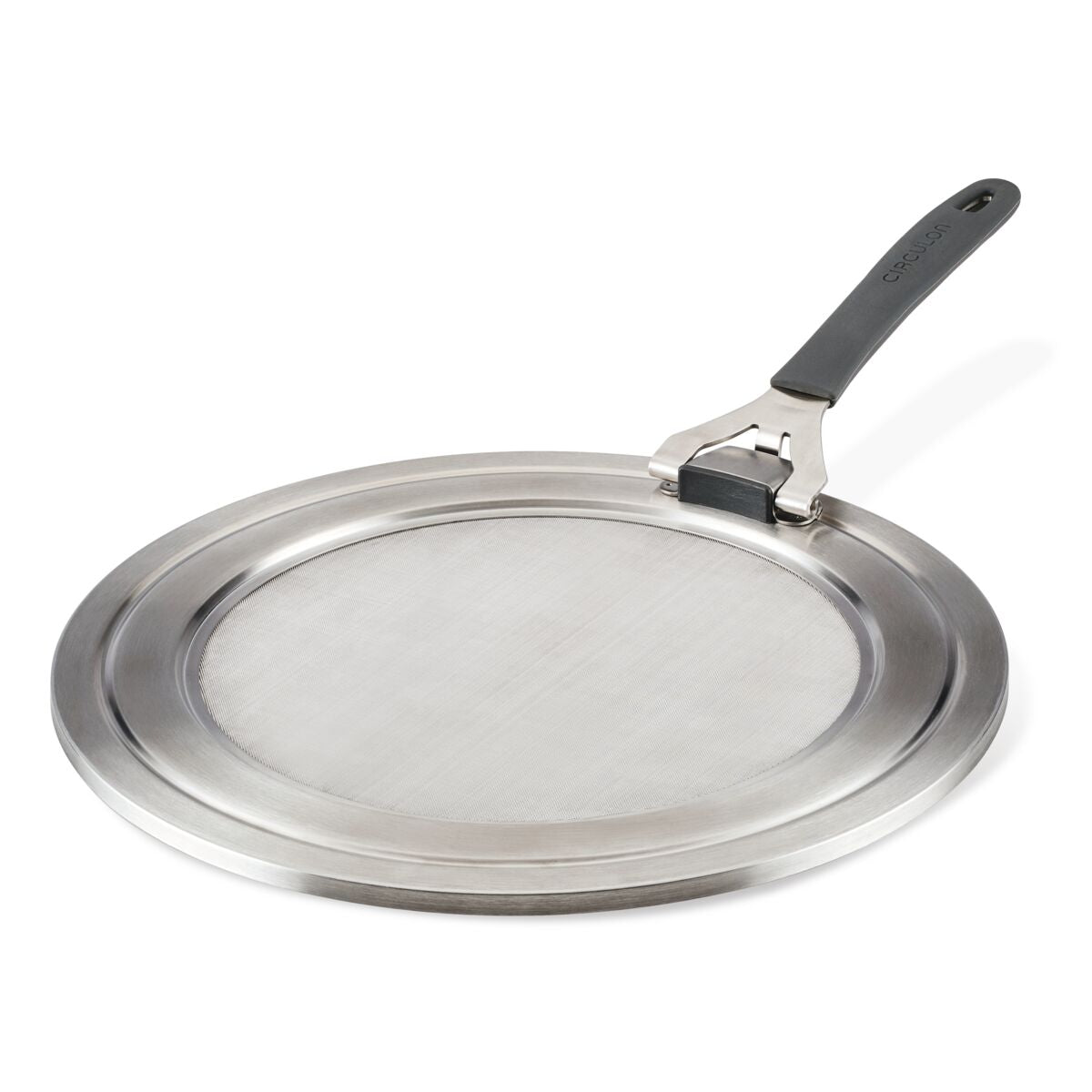 Premium Universal Stainless Steel Splatter Guard for Frying Pans - 12 Inch Oil Splash Protector for Cooking, Frying & Sauteing - Durable Kitchen Essential for Mess-Free Stovetop Cooking