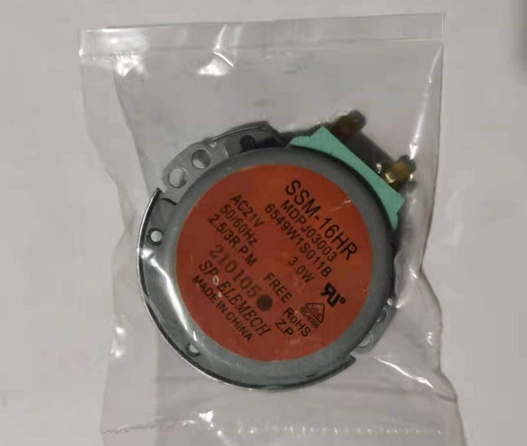 SSM-16HR GM-16-2F302 Microwave Oven Turntable Synchronous Motor AC 21V 2.5/3 RPM - Replacement Part for Microwave Repair & DIY Kitchen Appliance Maintenance