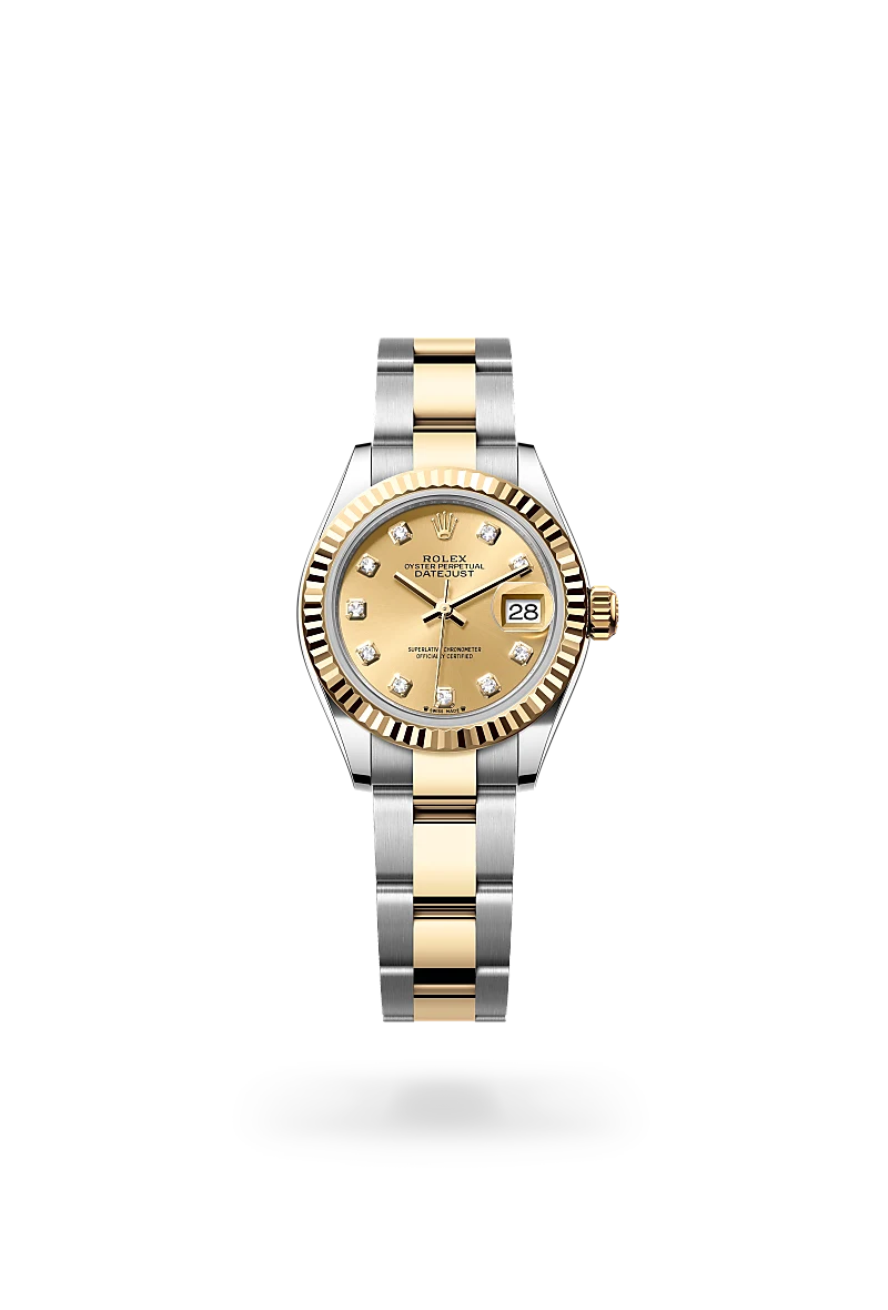 Rolex Lady Datejust 28mm Watch - Yellow Rolesor (Oystersteel & Yellow Gold) Ref. M279173-0012 | Luxury Women's Timepiece for Business, Parties & Special Occasions | Richter & Phillips Jewelers