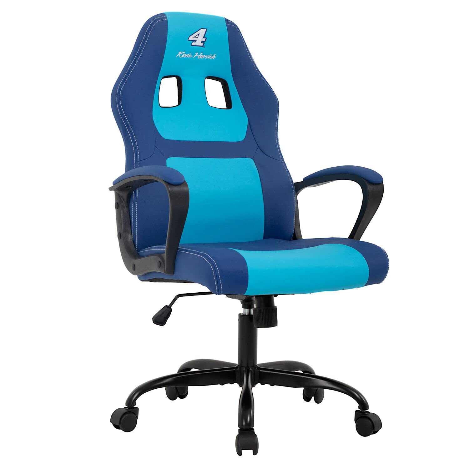 Ergonomic PU Leather Office Chair - Adjustable PC Gaming & Desk Chair with Lumbar Support - Perfect for Home Office, Gaming Setup & Workstation