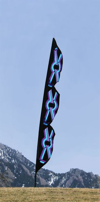 Brasington Feather Banner - Mystic Design for Outdoor Advertising, Events, and Party Decorations