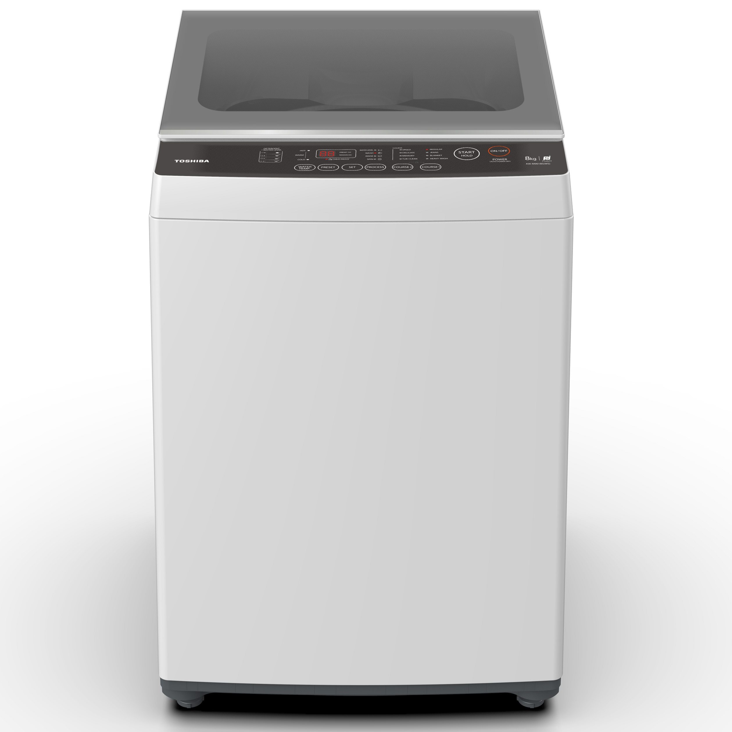 AW M901BS(WS) 8KG Top Load Washing Machine - Energy Efficient Laundry Washer for Small Homes & Apartments - Perfect for Compact Spaces & Daily Use