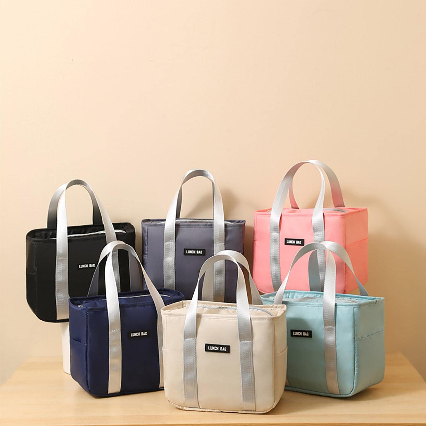 Insulated Lunch Bag for Women & Men - Portable, Waterproof & Reusable Lunch Box for Office, School or Travel - Thickened Leakproof Meal Bag for Daily Use, Picnics & Outdoor Activities