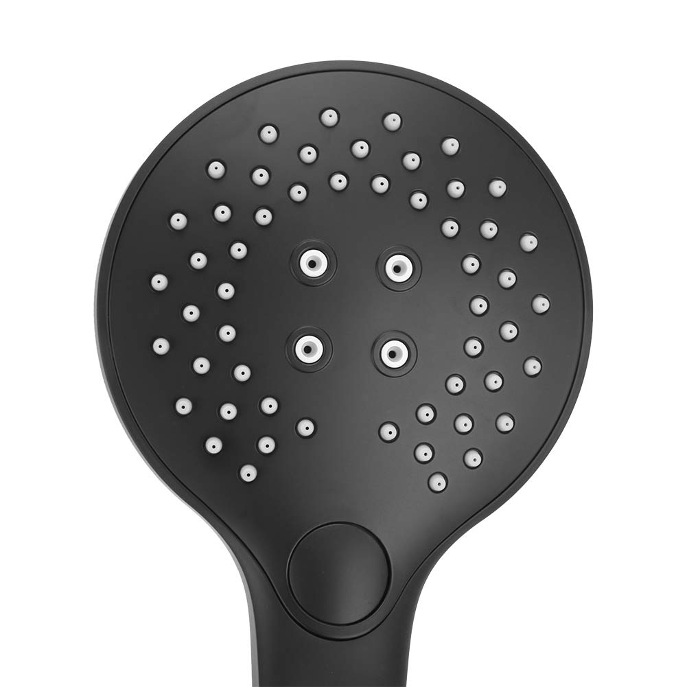 URRNDD 3-Function Shower Head with High Pressure - Adjustable Rainfall, Massage & Mist Modes - Water Saving Bathroom Showerhead for Home, Spa & Relaxation (Ideal for Small Bathrooms & Low Water Pressure)