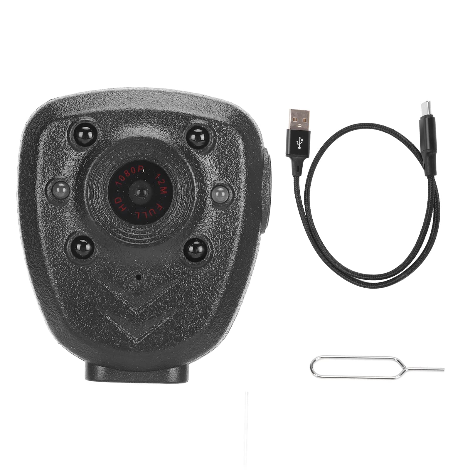 Gearwell 1080P HD Body Camera with Night Vision - Portable Video & Audio Recorder for Conference Meetings, Outdoor Activities, and Evidence Collection (16GB)