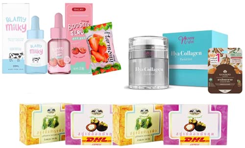 **A15 Blamy Tomato Booster Serum - Anti-Aging Facial Gel with Hyaluronic Acid & Collagen (30ml) | Brightening & Hydrating for Youthful Skin | Perfect for Night Routine & Skincare Regimen | Free Tomato Facial Mask Included | Fast DHL Express Shipping**