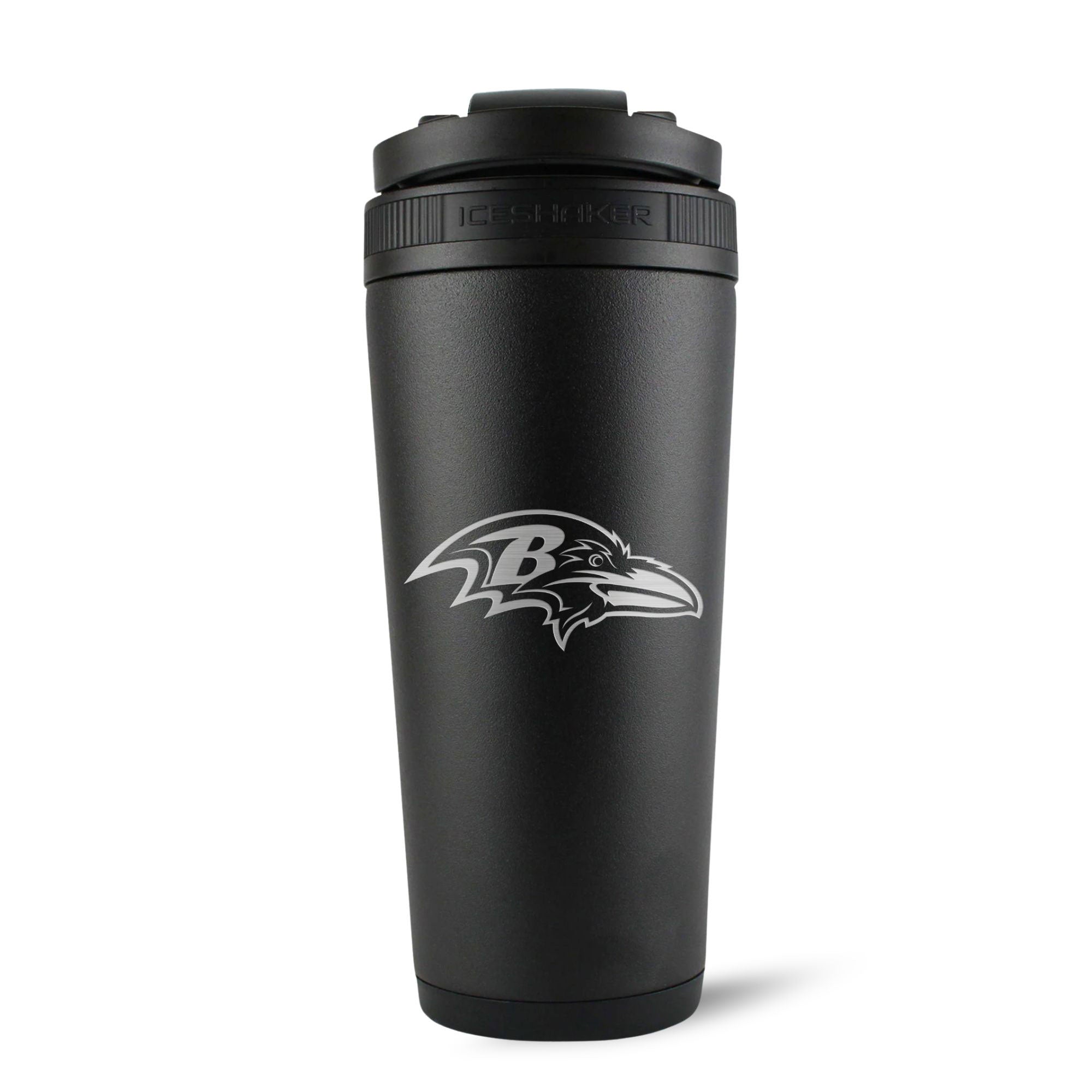 Official Baltimore Ravens 26oz Insulated Stainless Steel Water Bottle - Leakproof Sports Shaker Cup for Gym, Workouts & Outdoor Activities