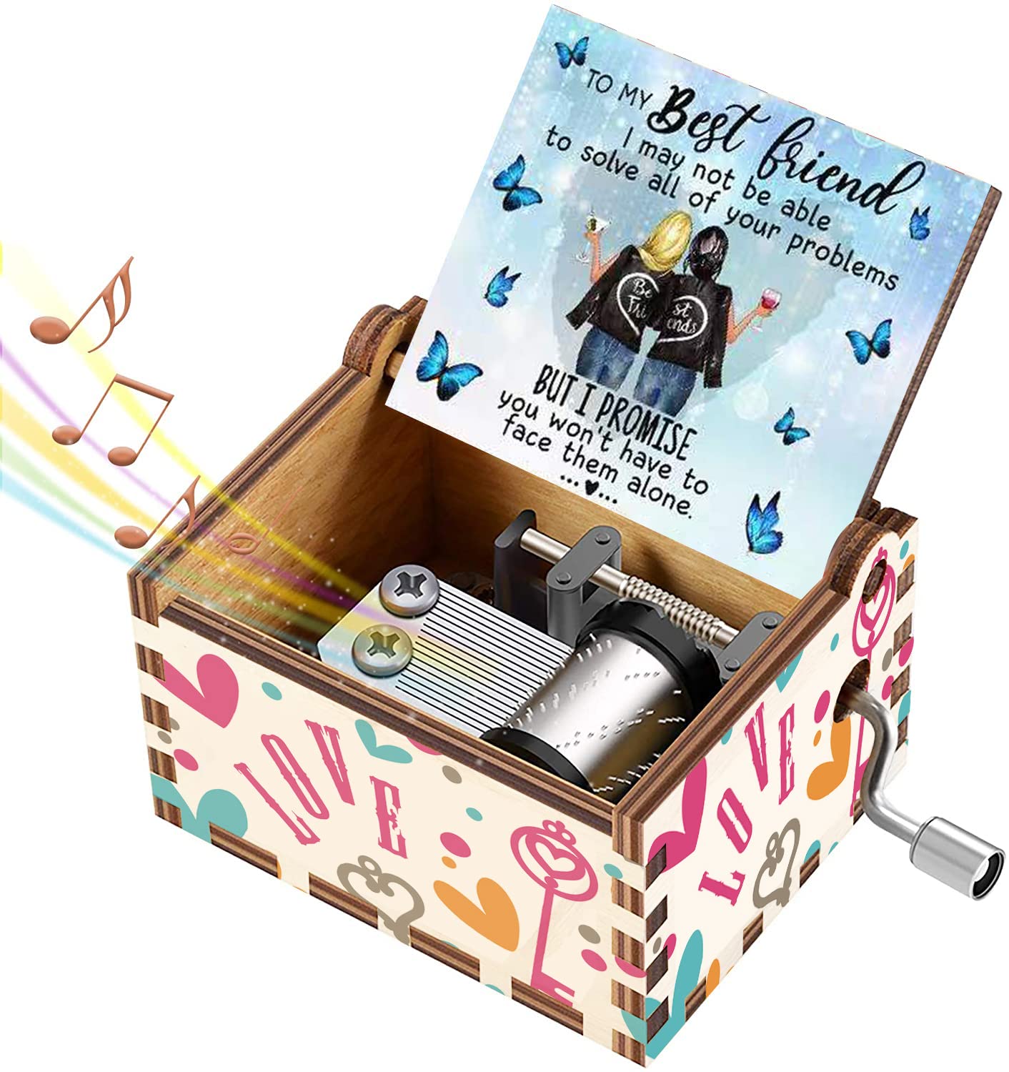 You Are My Sunshine Music Box - Best Friend & Sister Gifts for Women | Birthday, Christmas, Mother's Day & Valentine's Day Present | Perfect for Home Decor, Bedroom Keepsake & Friendship Celebrations