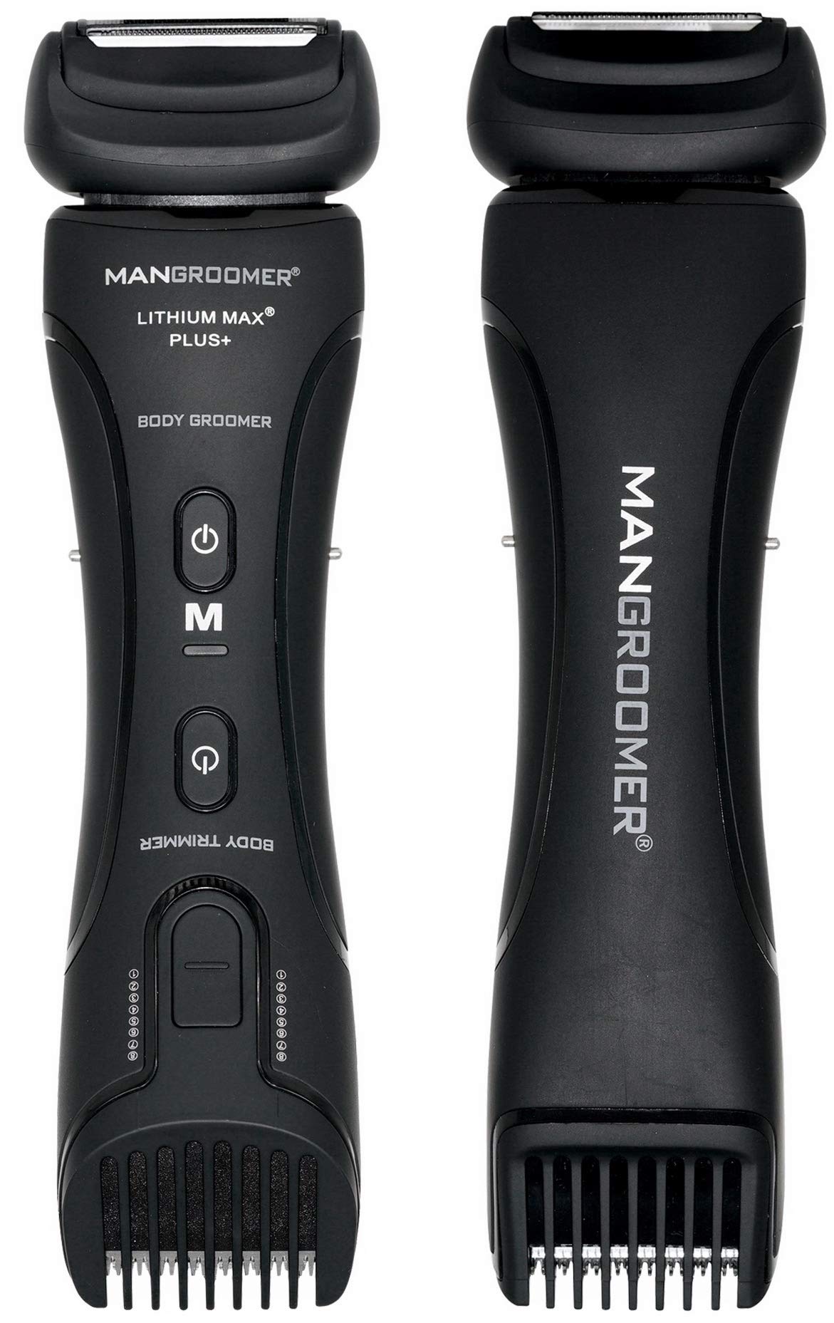 MANGROOMER Lithium Max Plus Electric Body & Groin Hair Trimmer for Men - Waterproof Ball Groomer with Bonus Foil Shaver - Perfect for Travel, Gym & Personal Grooming at Home