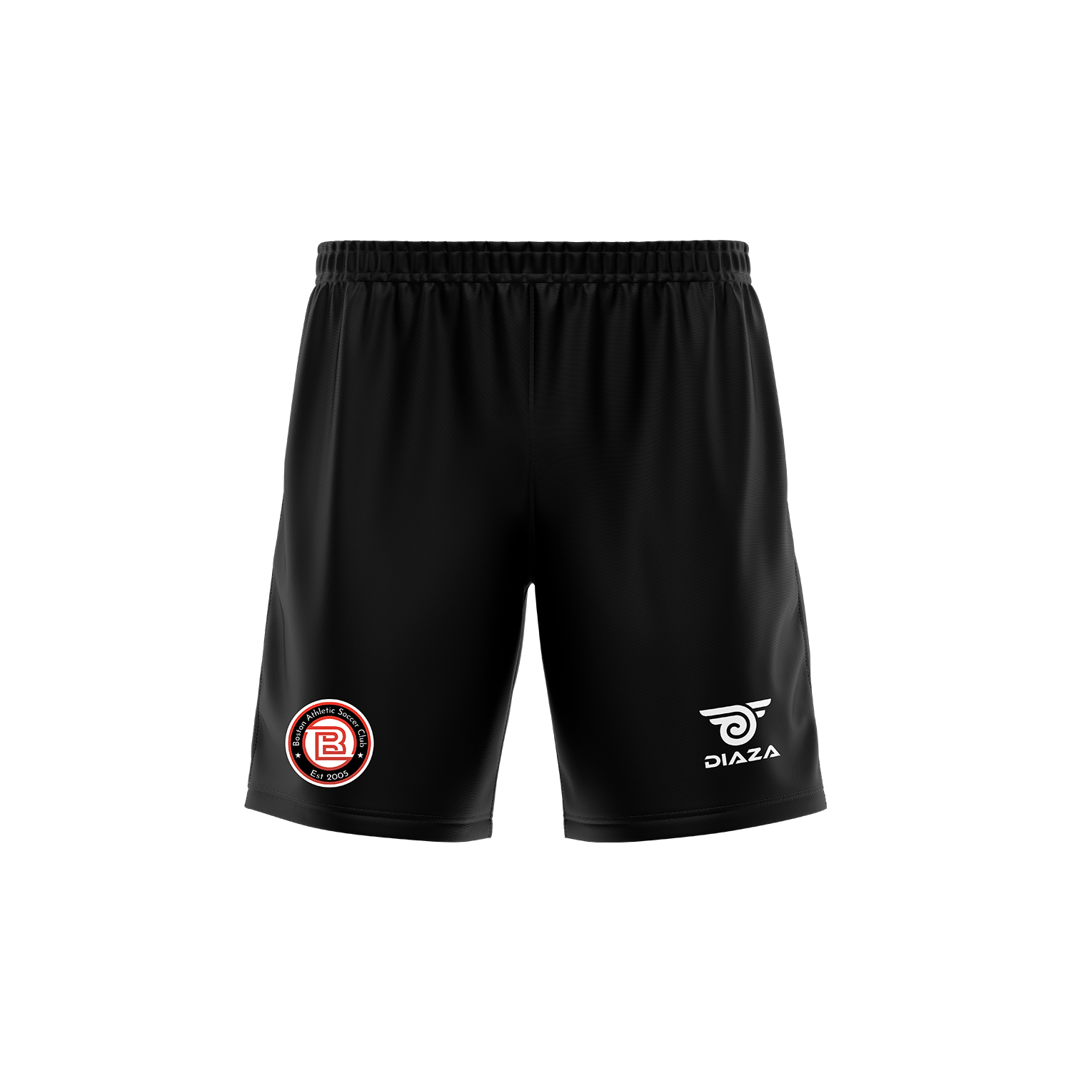 Boston Athletic Soccer Player Black Shorts - Breathable Men's Training Shorts for Soccer, Running & Gym Workouts - Perfect for Sports & Casual Wear