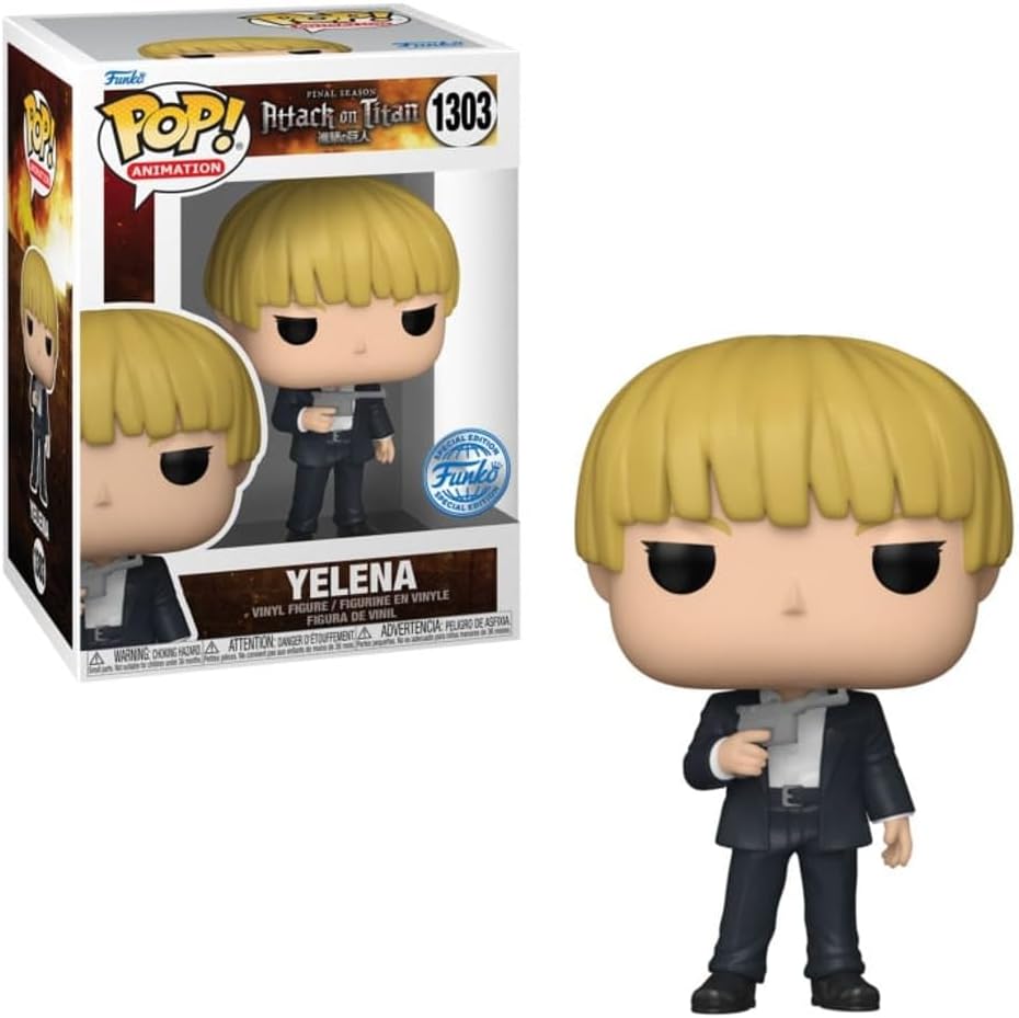 Attack on Titan Yelena Pop! Vinyl Figure - Exclusive Collectible Anime Merchandise - Perfect for Display, Gifts & Anime Fans Collections
