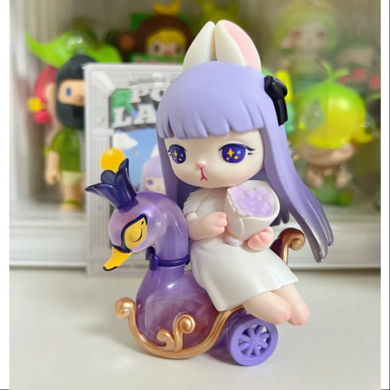 Pop Mart Bunny Gathering Series - Bunny Swan Float Collectible Toy for Display & Decoration | Perfect for Home Decor, Office Desk, and Gift Giving
