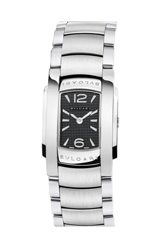 Bvlgari Assioma D Black Dial Stainless Steel Women's Watch 101546 EG40C6SSD - Luxury Fashion Accessory for Business, Parties & Special Occasions