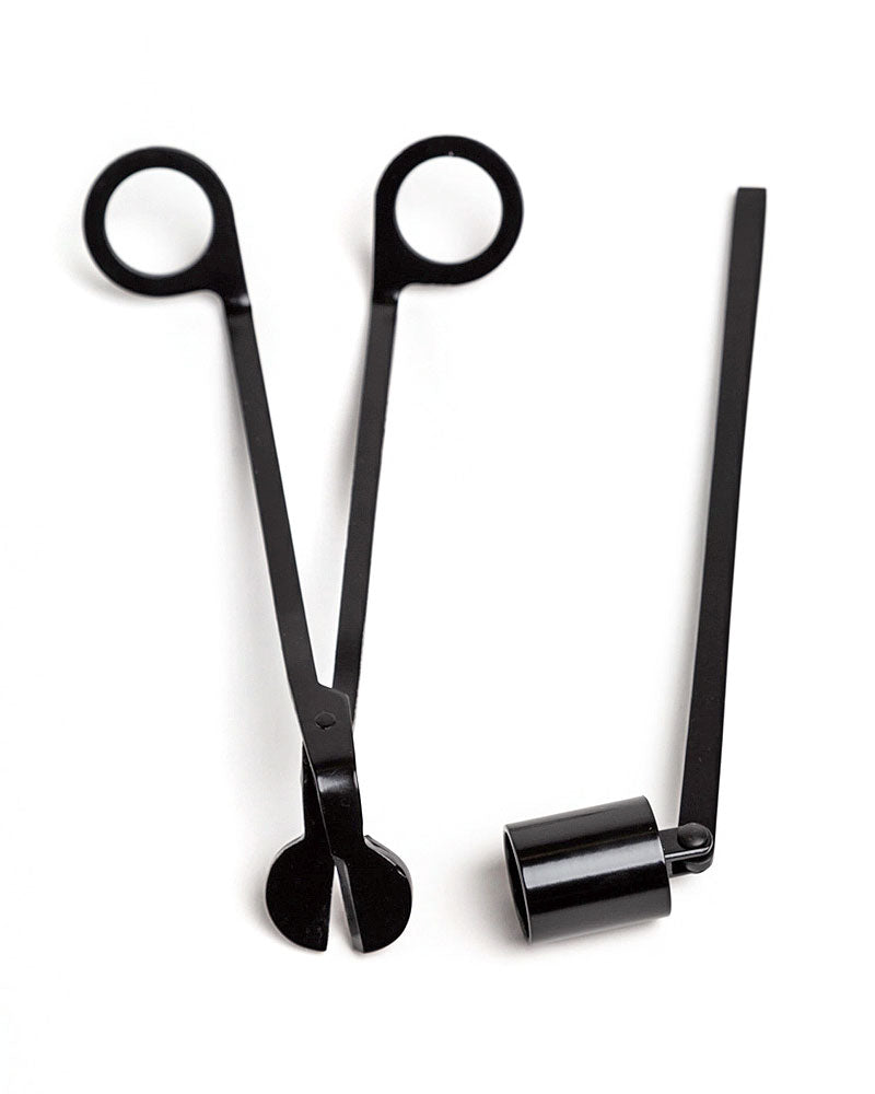 Premium Candle Care Set (2-Piece) - Wick Trimmer & Candle Snuffer for Home Decor, Relaxation & Aromatherapy - Perfect for Gifts, Spa Nights & Cozy Evenings