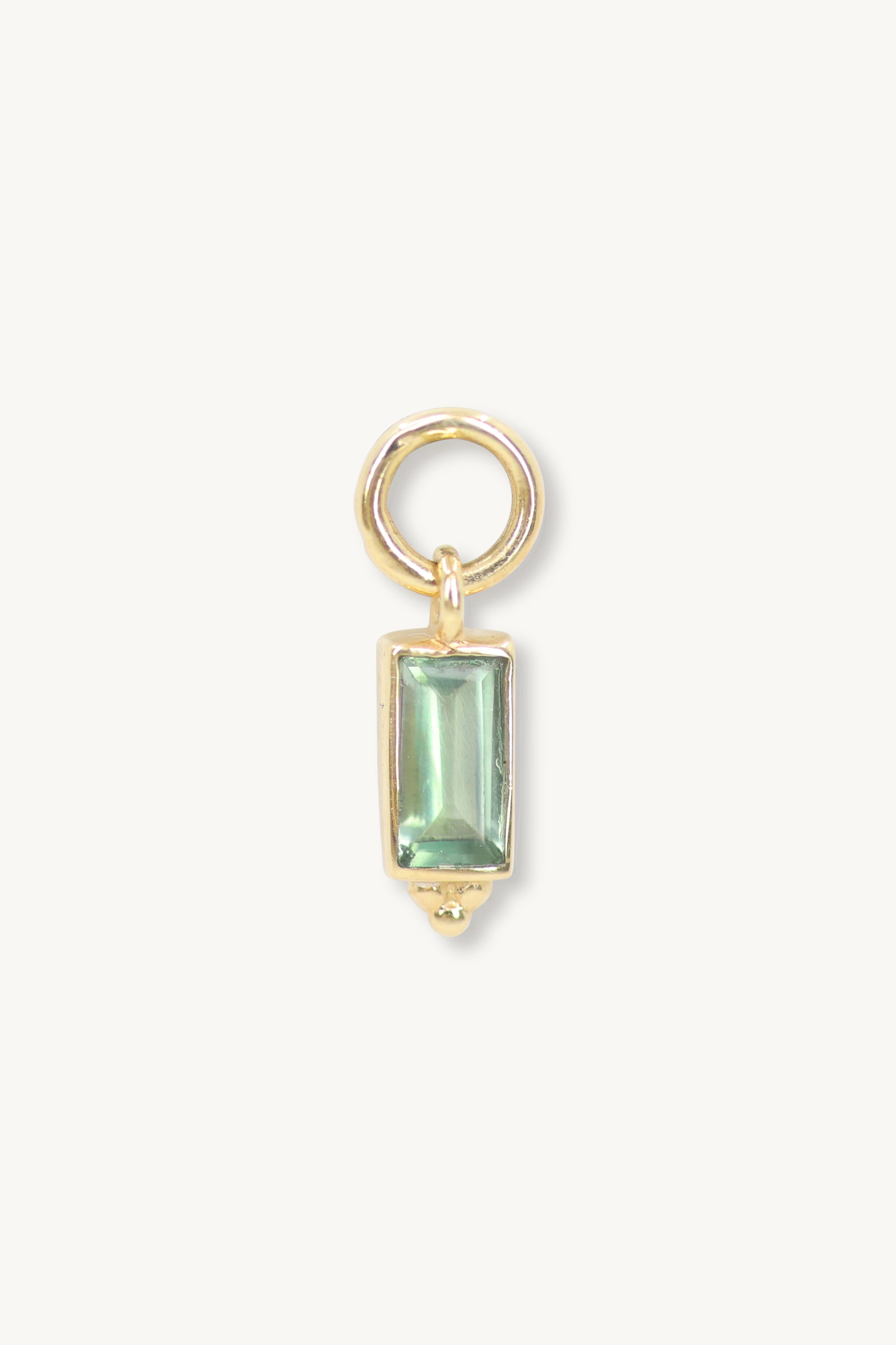 Natural Blue Apatite Gold Charm Bracelet for Women - Elegant Baguette Cut Gemstone Jewelry for Everyday Wear & Special Occasions