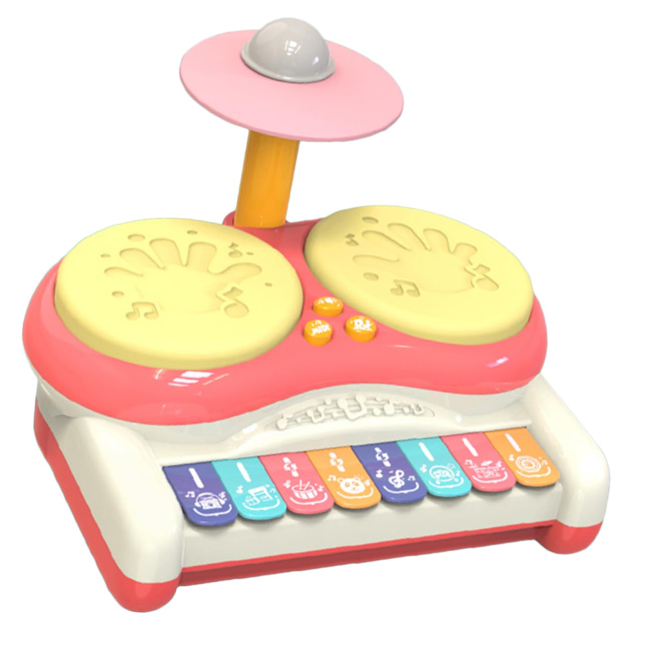 WESIEVYA Kids Drum Set - Musical Toy Drum for Toddlers & Children, Portable Mini Drum with Piano Features - Perfect for Birthday Gifts, Early Learning & Indoor Playtime