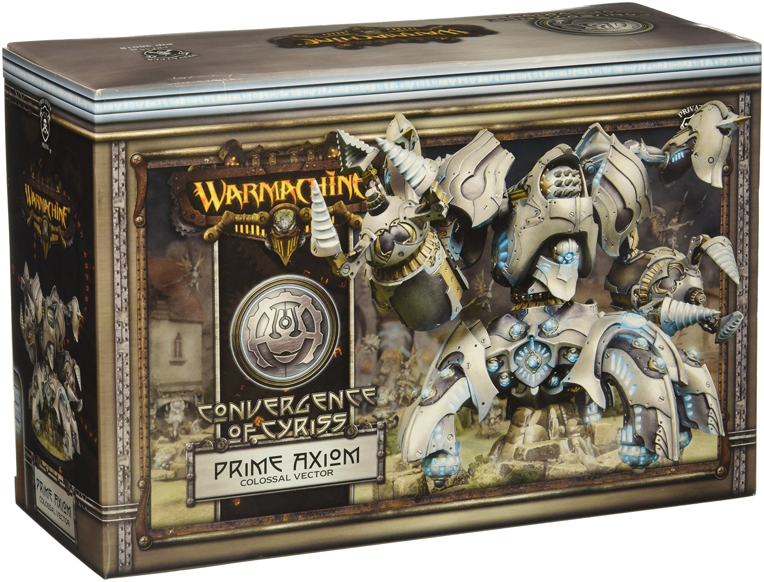 Privateer Press Warmachine Convergence Prime Axion Colossal Model Kit - Wargaming Miniature for Tabletop Battles & Collectors