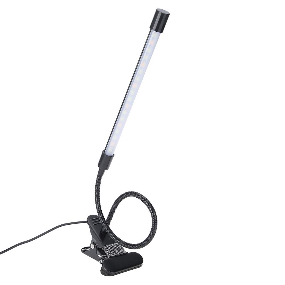 Flexible LED Desk Lamp with Adjustable Clamp - Dimmable Eye Protection Light for Tattoo Artists, Eyebrow Microblading & Home Office Workspace - Portable Task Lighting for Crafting, Reading & Detailed Work